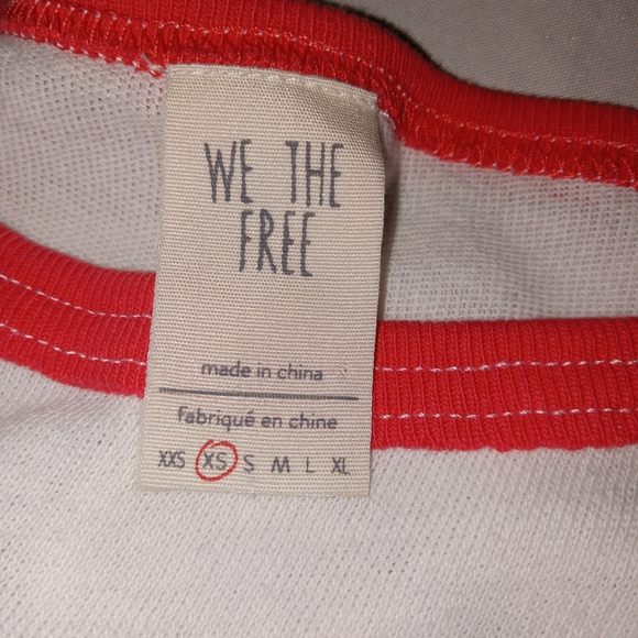 Free People Oversized Cropped Top XS - Picture 7 of 7